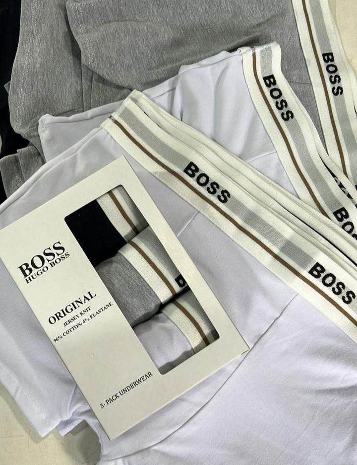 KIT 3 Cuecas Hugo Boss Classic Boxer