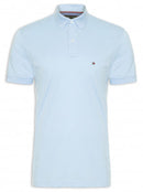 Camisa Gola Polo Tommy Hilfiger Masculina Coupe Sur Ivy - Azul Bebê