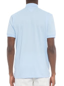 Camisa Gola Polo Tommy Hilfiger Masculina Coupe Sur Ivy - Azul Bebê