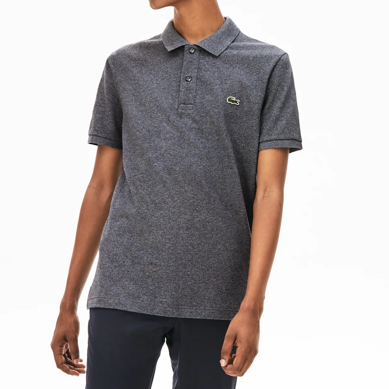 Camisa Gola Polo Lacoste Classic Fit Cinza