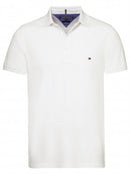 Camisa Gola Polo Tommy Hilfiger Masculina Coupe Sur Ivy - Branca