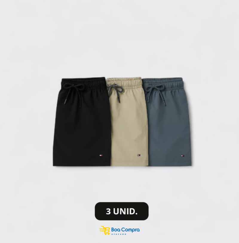 Kit 3 Shorts Beach Hits Tommy