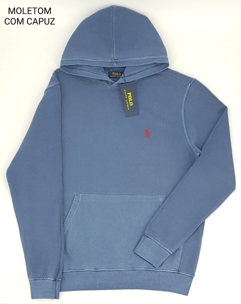 Moletom Ralph Lauren Icon Hood - Azul Marinho