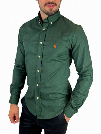 Camisa Social Ralph Lauren Oxford - Verde