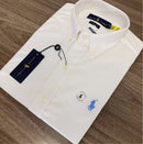Camisa Social Ralph Lauren Manga Curta - Branca