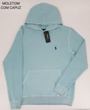 Moletom Ralph Lauren Icon Hood - Verde Água