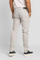 Calça Ralph Lauren Linho Straight Fit - Cinza
